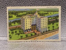 The Atlantis On The Ocean Miami Beach Florida 26th Street Topographical Postcard picture