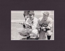 8X10 Matted Print VTG Baseball Picture: Chuck Klein, Al Simmons picture