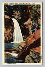 Green Mts. VT-Vermont, Binghams Falls, Smugglers Notch, Vintage Postcard picture