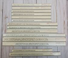 Vintage Keuffel & Esser K&E Leroy Lettering Panels for Drafting Mixed Lot of 14 picture