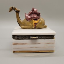 1998 Prince Of Egypt Movie Gamalu Porcelain Camel At Rest Trinket Box NIB picture
