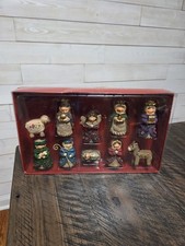Hobby Lobby 10 Piece Nativity Scene Set Figures Resin Jesus Christmas, 2012 picture
