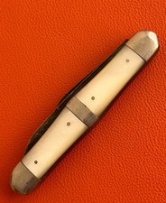 Antique J.S. Holler Adolph Blaich San Francisco MOP 3-Blade Pocket Knife c1900 picture