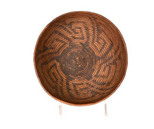 Antique Fine Weave Pima Basketry Bowl ca. 1890  7.25