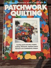 Better Homes and Gardens Patchwork & Quilting Book 1977 Vintage Original picture