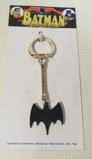 RARE Vintage 1966 BATMAN & Robin Boy Wonder Bat Symbol Keychain - NEW picture