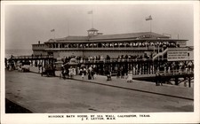Galveston TX Bath House J. F. Letton c1910 Real Photo Vintage Postcard bhn picture