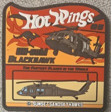 Australian Army UH-60M Blackhawk Helicopter Hot Wings 3D PVC Patch picture