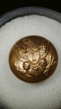 1860-1870 CIVIL WAR SCOVILL CO. “I” INFANTRY OFFICER CUFF (3/4”) BUTTON. Nice picture