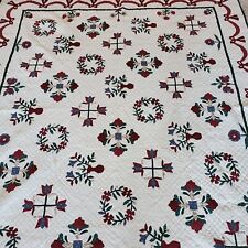 ARCH QUILTS Elmsford N.Y Vintage Collector Quilt 84x 95 Vintage Hand Stitched  picture