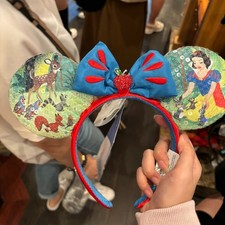 Disney.Parks 100 Years Decades 2 of 10 Snow White Minnie Ears Headband NWT US picture