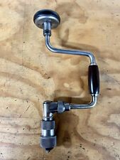 Vintage Stanley #1246 Bit Brace, Universal Jaws Hand Drill, Ball Bearing Chuck picture