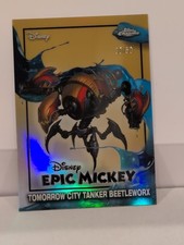 Topps Chrome Epic Mickey Disney Neon Tomorrow City Tanker Beetleworx EM-8 30/50 picture