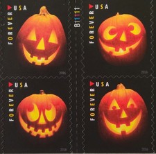 JACK-0-LANTERNS - First-Class ~ Booklet Of 20 Stamps picture