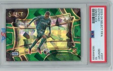 2023-24 Panini Prizm Select FIFA Rookie Green Ice Estevao Palmeiras PSA10 SSP picture