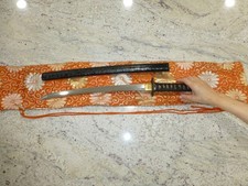 Antique Japanese Hand-Made Tamahagane Folded Steel Wakizashi Sword Singed picture