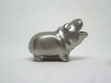 Just Andersen Pewter Hippo Hippopotamus Pencil Holder Figurine Just A Danmark picture
