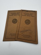 (2) Circa 1900s NRA Junior Rifle Corps Handbooks picture