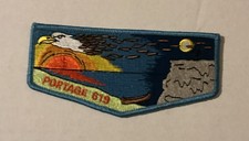 Portage Lodge 619 OA Order Of The Arrow Patch Flap picture