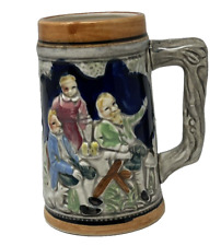 Vintage Breweriana Beer Small Stein Hand Painted Ceramic Mug in Japan picture