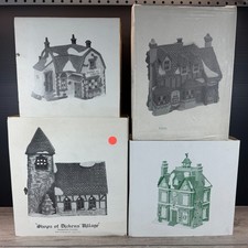Dept 56 Dickens Village Lot Ruth Marion Booter Cobbler Boarding School Boxed Vtg picture