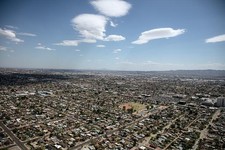 Photo:Phoenix Arizona 2018 Aerial View Sky Harbor Airport Older City picture
