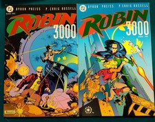 Robin 3000 1 & 2 Mini Series 1992 Elseworlds DC Comics Foil covers NEW CONDITION picture