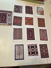 Postcard Navajo Rugs American Indian Arts & Crafts 12 Piece Lots. NWOT picture