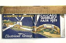 RARE Chicago Worlds Fair Electricity Wizard Building Electrical Building 1933 picture