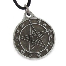 NEW Pentagram Talisman Pewter 1.25