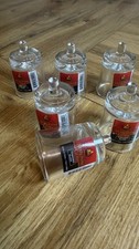 Ner Mitzvah Neironim Glass Shabbos Candle Holders, Premium Quality Clear x6 picture