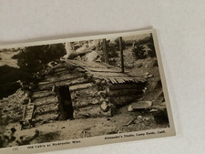 Early 1900’s RPPC of Cabin at Hydraulic Mine, Camp Baldy, CA. picture