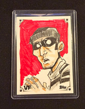 Topps Chrome VeeFriends Befuddled Burglar 32 “Sketch Auto” 1/1 Stephane Leonardi picture