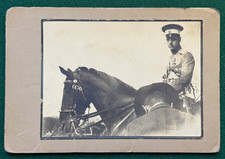Antique Imperial Russian Photo Grand Duke Dmitri Pavlovich Uniform Horse Romanov picture