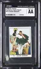 1966/67 Panini Sports Champions #79 Jackie Stewart CGC AA Figure picture