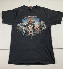 Vintage 2000 Harley Davidson Looney Tunes St Croix New Richmond WI T-Shirt M picture
