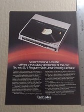 1982-Techics SL-6 Programmable Linear Tracking Turntable-Print/AD-Classic picture