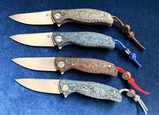 Shirogorov Elementals Collection – Complete 4-Knife Set – Mint – COAs – Aquatic picture