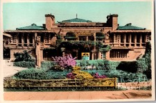 Vintage Hand-Tinted Photograph Imperial Hotel Tokyo Japan Frank Lloyd Wright picture