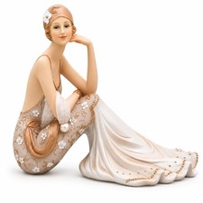 Comfy Hour 8 Inch Victorian Figurines, Sitting Lady Statue picture