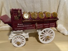 Metlox Poppytrail Budweiser Clydesdale wagon and horse set picture