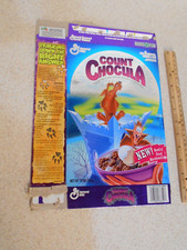 Vintage Collectible Cereal Box, COUNT CHOCULA Howlin Wolf, Fruit Brute ? 1994 picture