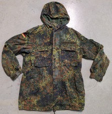 Vintage 1994 German Military Bundeswehr Flecktarn Camo Fishtail Parka 50