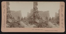 Photo:Castle Gate Utah 1900 Stereoview International View Co G. L. Wason picture