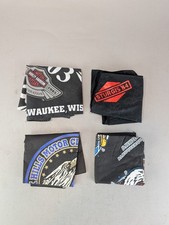 Lot Of 4 Vintage Harley Davidson Sturgis Motorcycle Bandanas Handkerchiefs picture