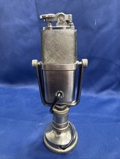Vintage Microphone Desk Tabletop Lighter Japanese 1950's RARE COMOYS Of London picture