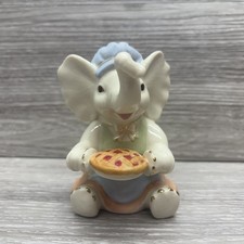 Lenox Lucky Elephant Figurine Gift Of Thanksgiving Pie Baker's Hat Y0006 picture