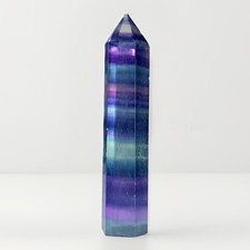 Mental Enhancement Stone: Fluorite Crystal Point Obelisk Natural Raw Specimen picture