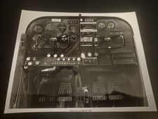 1966 Cessna Model 180 Cockpit Panel 8x10 Black And White Photo Will Be... picture