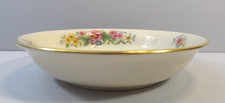 Lenox Avon Floral Fruit Bowl with Gold Trim on Rim - S-300 picture